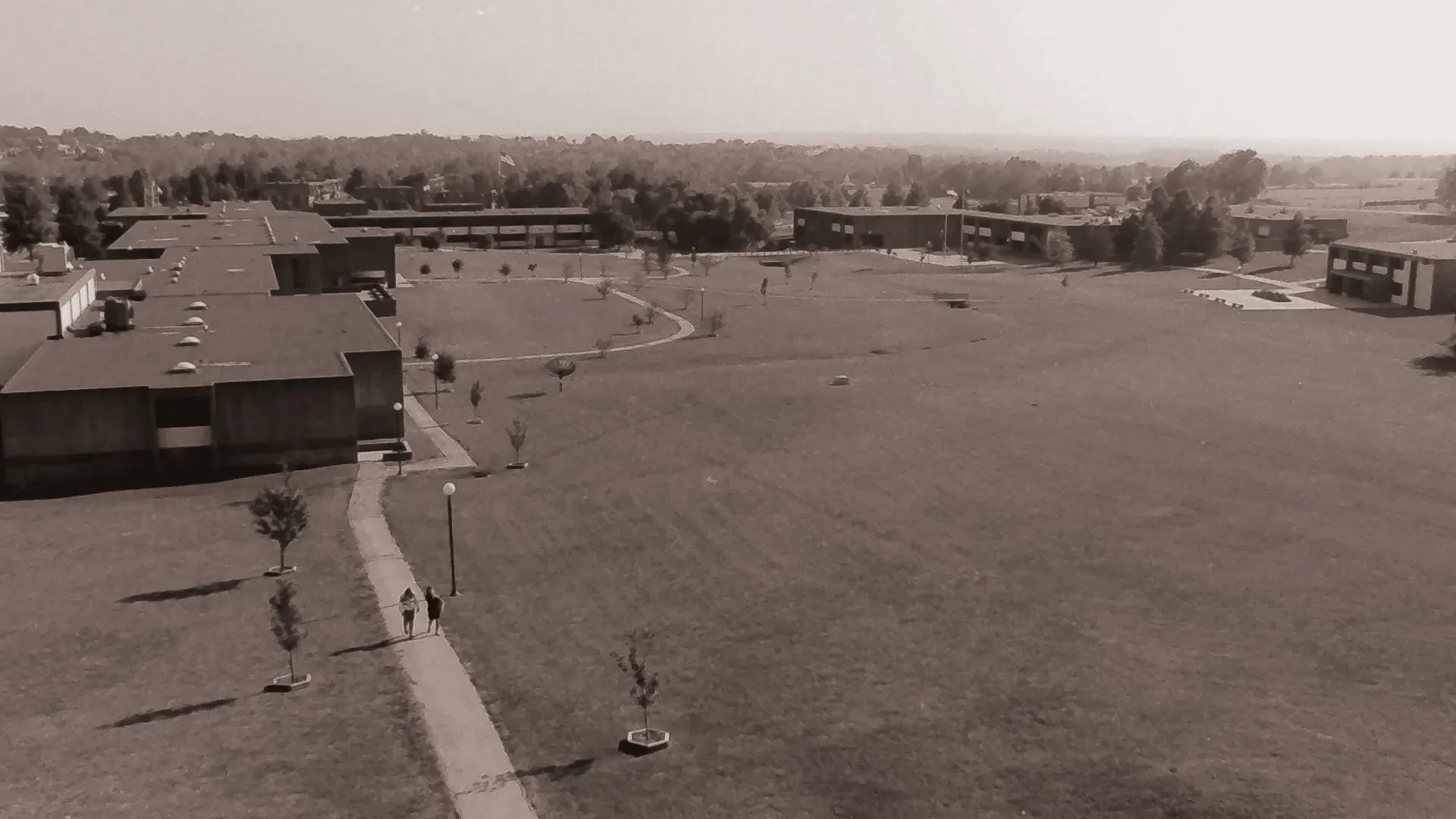 main campus in the 1970s